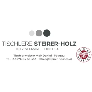 Tischlerei Steirer-Holz Sponsor Logo